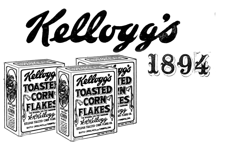 Kellogg's Vintage Cereal Box Design