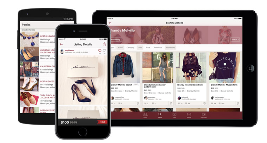 Internet & IoT Startup Poshmark Raises  Million