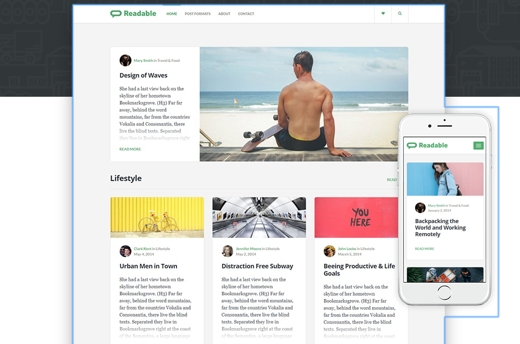 New Product Alert: Readable WordPress Theme