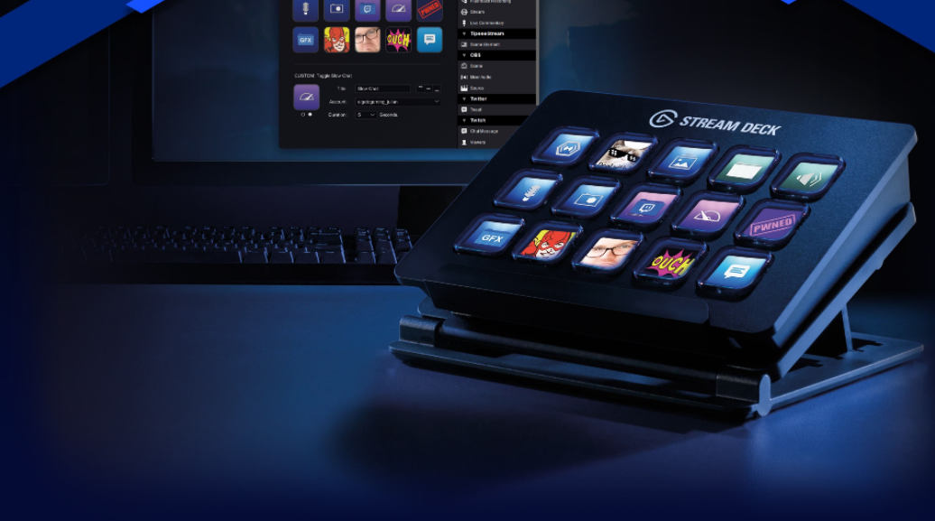 Elgato Stream Deck is a productivity gadget that allows users to “take control of their livestreaming.”