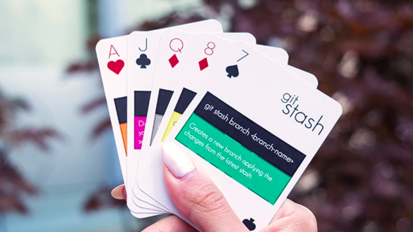git:deck playing cards allow users to learn git commands while playing