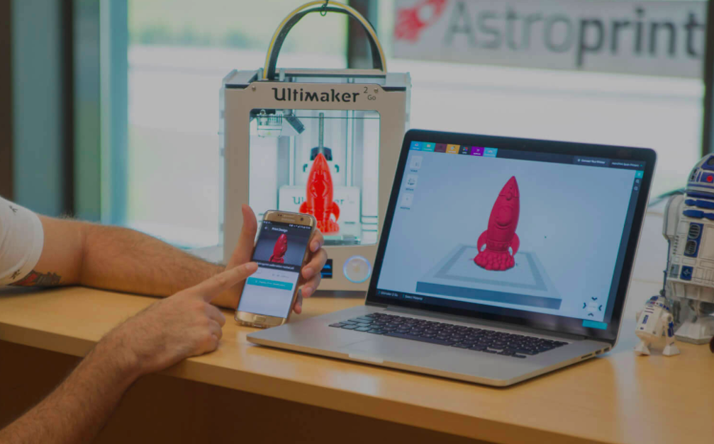 AstroPrint Mobile allows users to print physical objects and monitor their 3D printer (or an entire fleet of printers) from anywhere around the world.