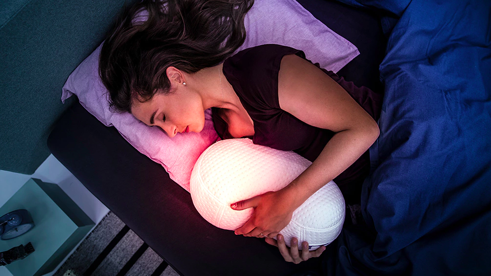 Somnox is a sleep robot designed to improve people’s sleep by simulating human breathing